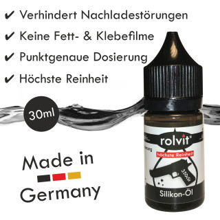 Silikon-&Ouml;l, Gun-Oil, 30ml mit Sicherheitsverschluss und Tropfausguss, 350 cSt