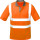 Safestyle - Warnschutz Poloshirt UWE orange, Hosenträger- Reflex-Streifen