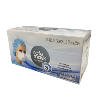 Premium - Einmal-Mundschutz - Safe mask - 3 lagig - 50 Stück